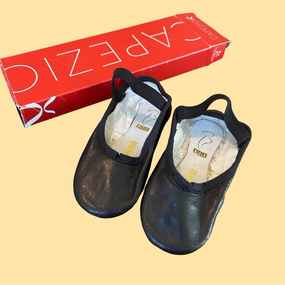 Capezio Black Kids Dance Slippers